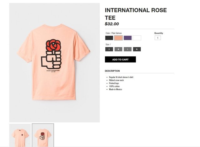 Camiseta con el logo del PSOE