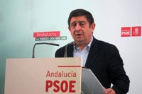 Reyes (PSOE) explica que los autobuses al acto de Susana Díaz en Madrid serán sufragados por su plataforma de apoyo
