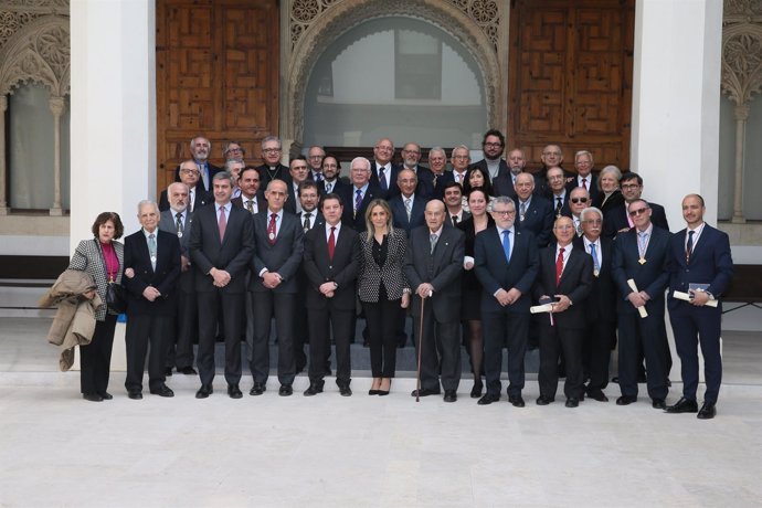 Page y Tolón con la Real Academia