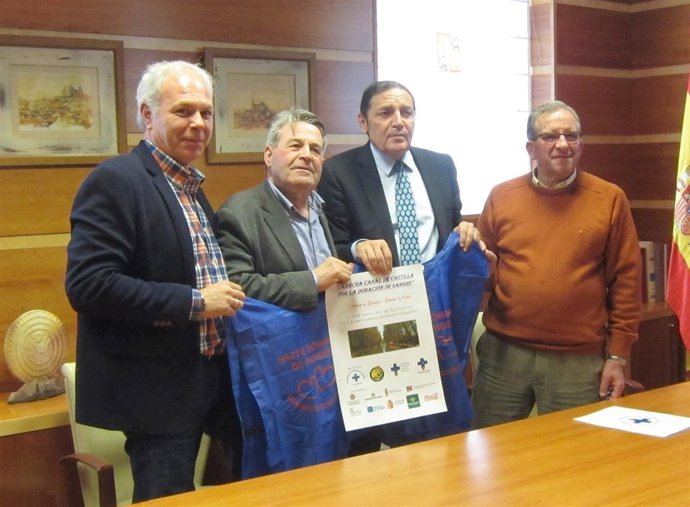 Presentación de la I Marcha Canal de Castilla por la Donación de Sangre