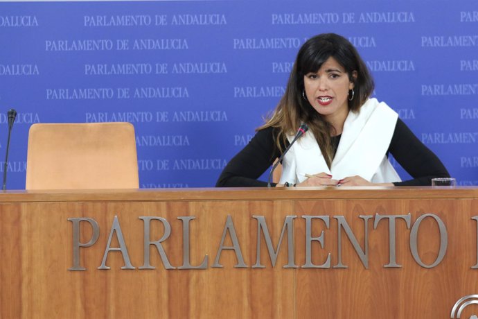 La coordinadora general de Podemos Andalucía, Teresa Rodríguez