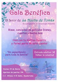 Organizan una gala benéfica en Guadarrama para recaudar fondos para investigación oncológica infantil