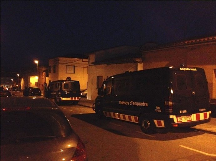Vehicle dels Mossos a Roda de Ter 