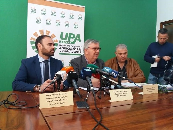 El secretario provincial de UPA en Huelva, Manuel Piedra.