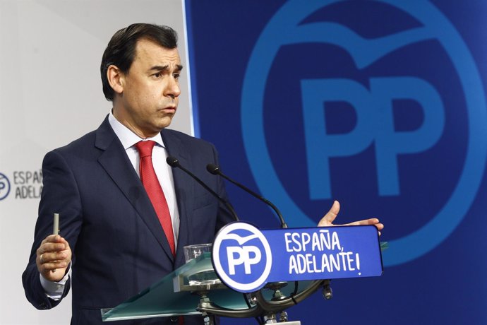 Rueda de prensa de Fernando Martínez Maillo en la sede del PP