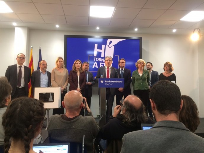 Dirigents del PDeCAT