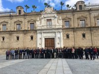 Minuto de silencio en el Parlamento andaluz en repulsa al atentado de Londres