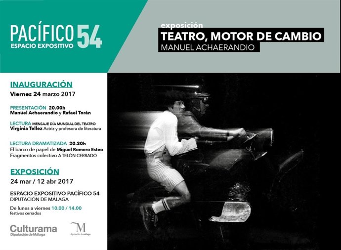Exposición 'TEatro motor del cambio' en Diputación