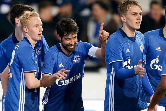 Jorge Andújar, Coke, en un partido con el Schalke