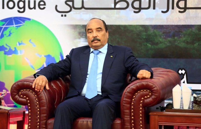 El presidente de Mauritania, Mohamed Ould Abdel Aziz
