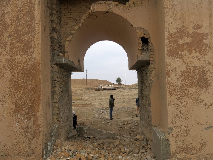 Zona de Nimrud, Iraq, recuperada de les mans d'Estat Islàmic