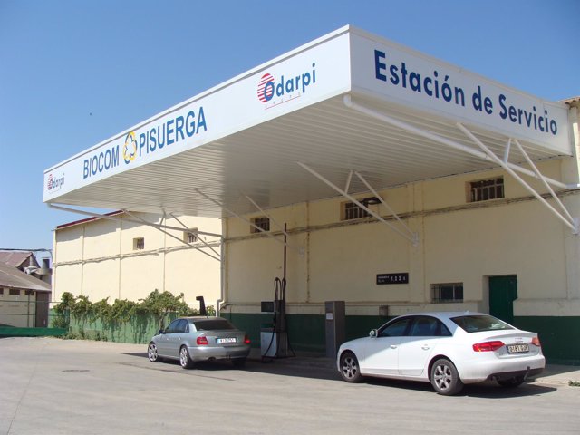 Gasolinera en una cooperativa. 