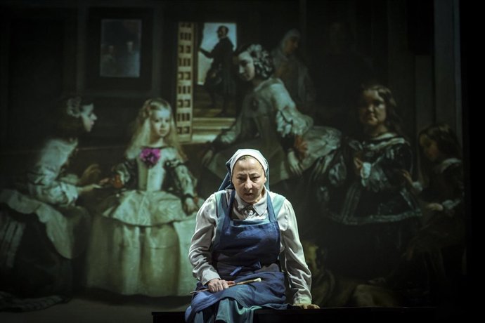 Un instante de la obra 'La autora de Las meninas' con Carmen Machi
