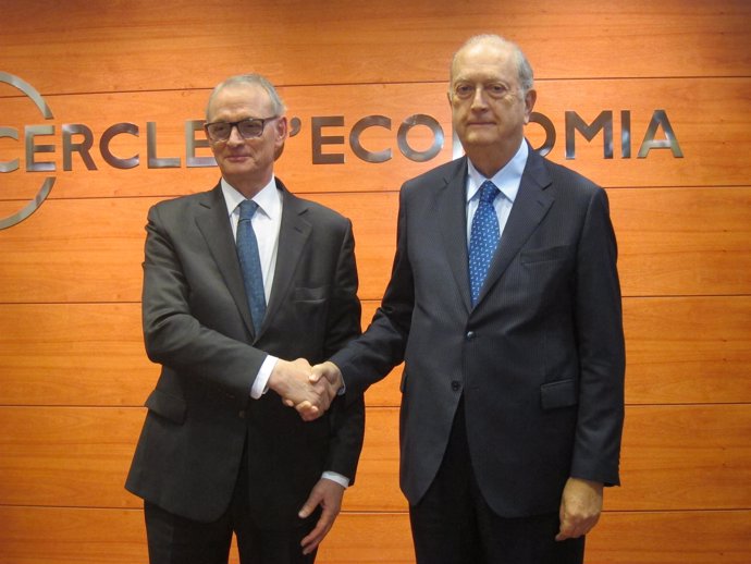 Antón Costas y Juan José Brugera (pte del Círculo de Economía)