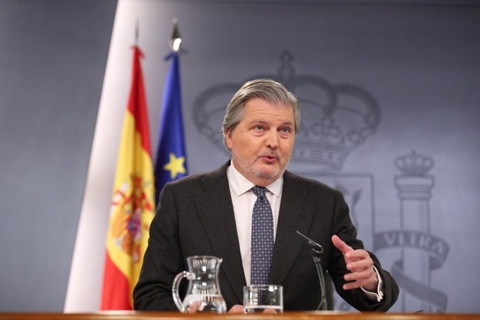 Roda de premsa d'Iñigo Méndez de Vigo després del Consell de Ministres