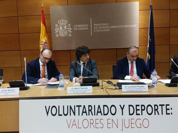 Javier Gómez, Mario Garcés y Luciano Poyato