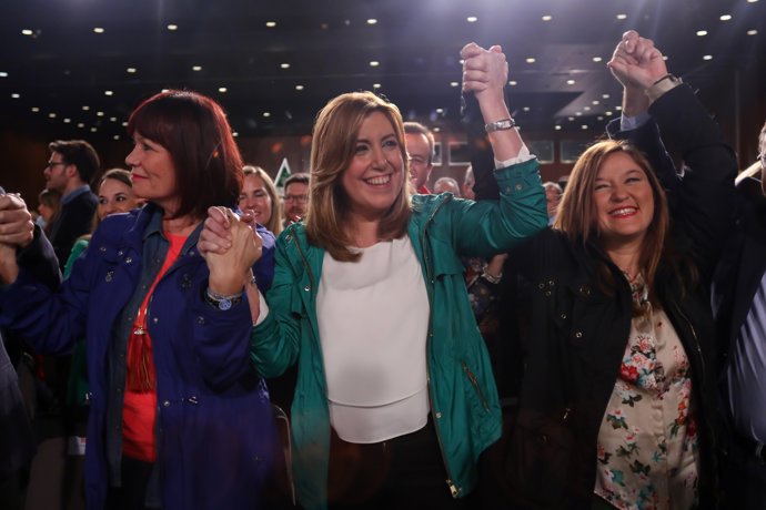 Susana Díaz en l'acte del PSOE-A amb motiu del Dia d'Andalusia