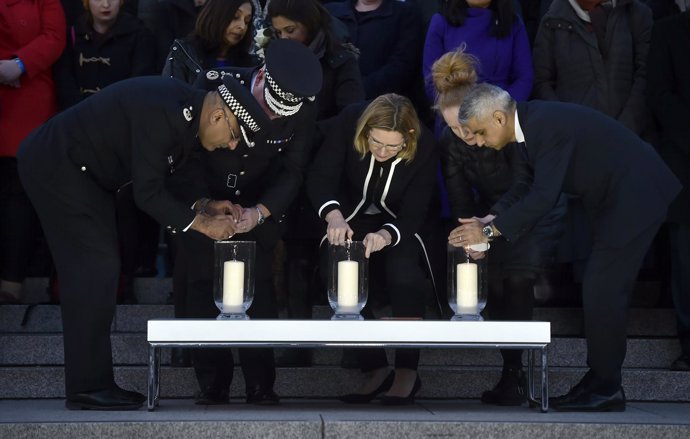 Vigilia en homenaje a las víctimas del atentado de Londres