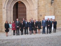 La Reina Sofía inaugura en Cáceres un ciclo de conciertos que recorrerá las ciudades Patrimonio de la Humanidad