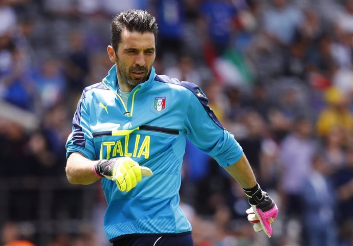 El portero de la selección italiana Gianluigi Buffon