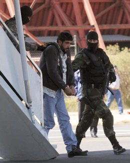 Alfredo Beltran Leyva durante su detención