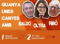 ¿Quieres irte de cañas con Mónica Oltra y Joan Ribó? Compromís te invita si ganas un sorteo
