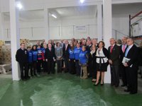 La Reina Sofía visita el Banco de Alimentos de Cáceres para conocer su labor