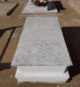 Tumba del cementerio cristiano de Melilla