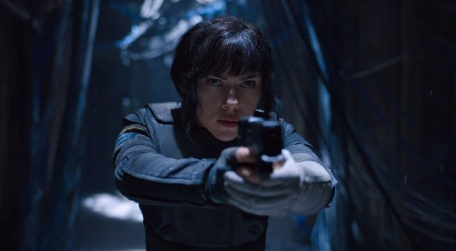 Scarlett Johansson en Ghost in the Shell