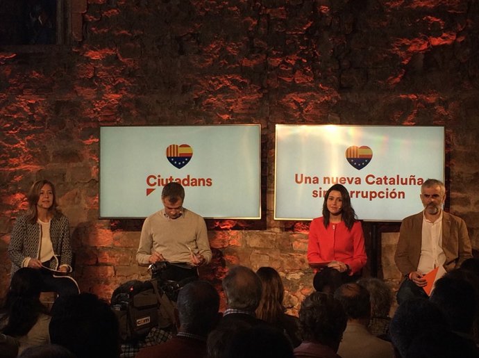 Acte d'Cs 'Una nova Catalunya sense corrupció'
