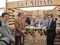 Gallardo pone a Monterrubio de la Serena como ejemplo de "economía verde" en la inauguración de Agroliva