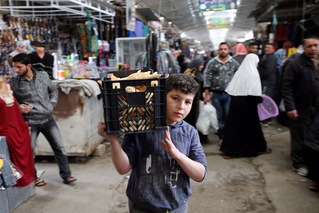 Mercado de Nabi Yunus, este de Mosul