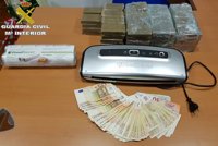 Detenido un hombre en San Roque (Cádiz) con 88 pastillas de polen de hachís y más de 4.000 euros
