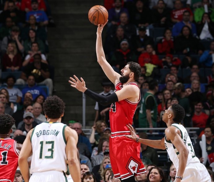 Mirotic en el Chicago Bulls - Milwaukee Bucks