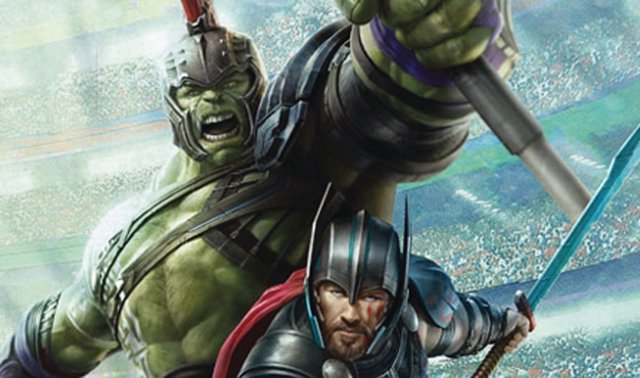 Thor y Hulk en Thor: Ragnarok