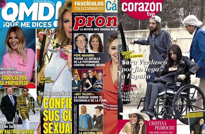 Portadas de las revistas