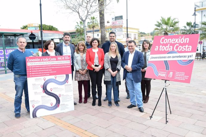 Psoe Heredia Lima Mijas apoyo piden mejoras autovía A-7 mijas málaga 