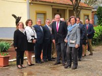 La alcaldesa de Cáceres destaca el respeto y el cariño que la Reina Sofía ha mostrado en su visita a la ciudad