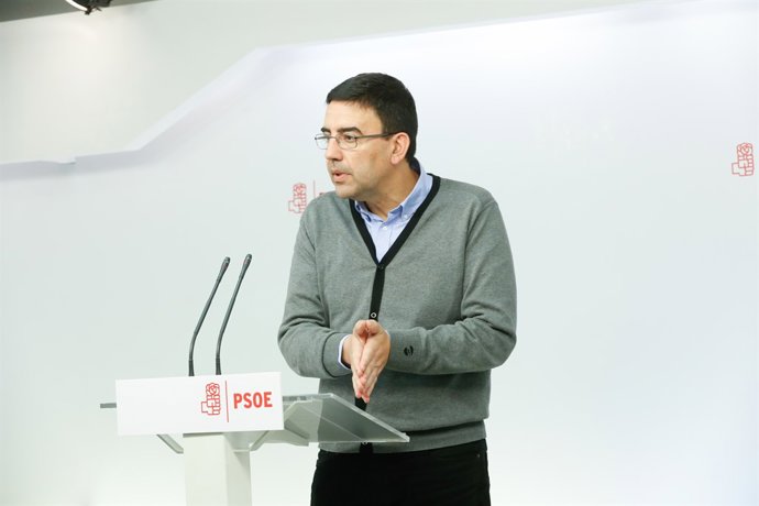 El portavoz de la Gestora del PSOE, Mario Jiménez