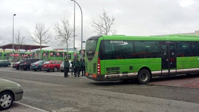 Autobuses Larrea en huelga