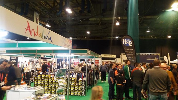 Feria del turismo en Glasgow en Escocia. 