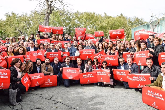 Grupo de apoyo a Susana Díaz en Málaga