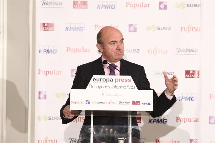 , Luis De Guindos Protagonitza Un Esmorzar Informatiu D'Europa  Press