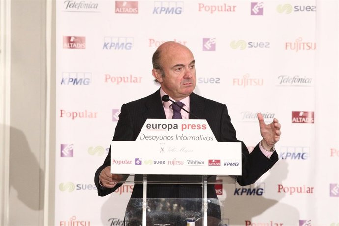 , Luis De Guindos Protagonitza Un Esmorzar Informatiu D'Europa  Press