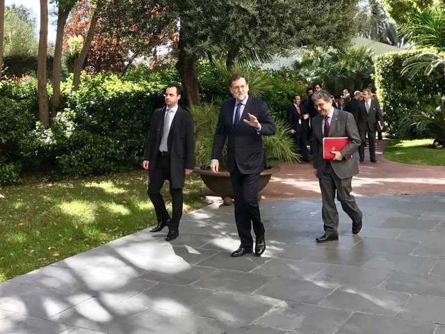 Mariano Rajoy i Enric Millo