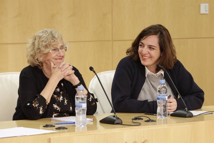 Manuela Carmena y Celia Mayer