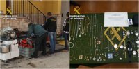 Cae un clan familiar con cuatro detenidos por robar en talleres y empresas de construcción