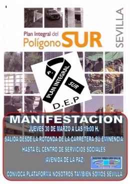 Cartel de la nueva manifestación.