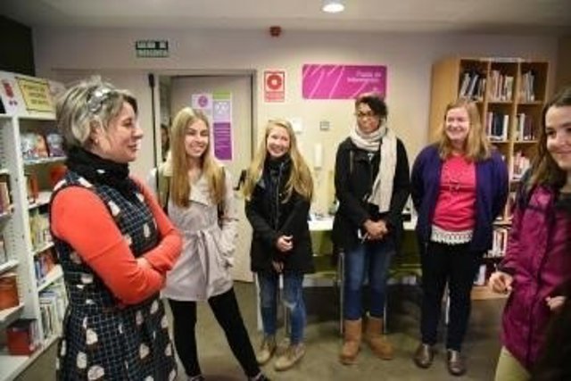 La directora en la residencia