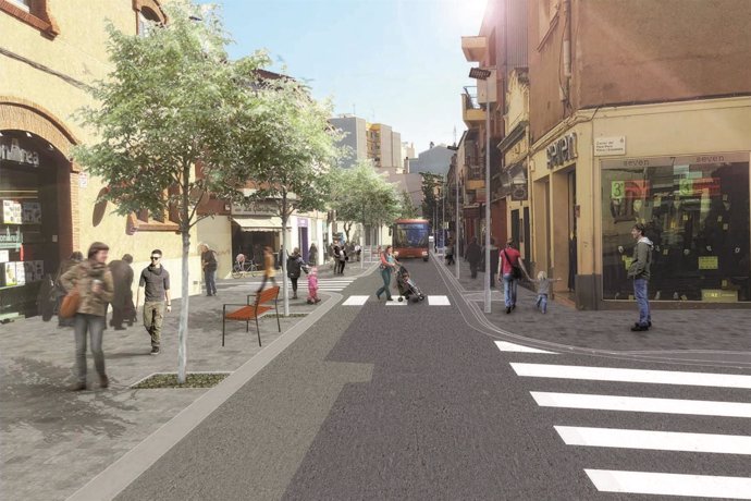 Sant Boi transformará la calle de Lluís Pascual Roca en un paseo urbano